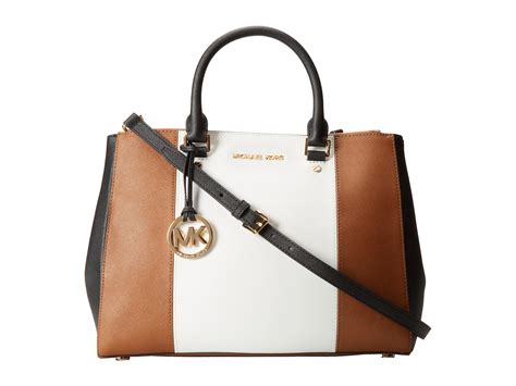 michael michael kors sutton center stripe large satchel|MICHAEL Michael Kors Sutton Center Stripe Satchel .